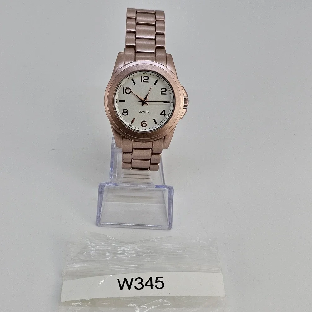 Men's‎ Watch 40MM White Dial Light Gold Bracelet Band 7.25